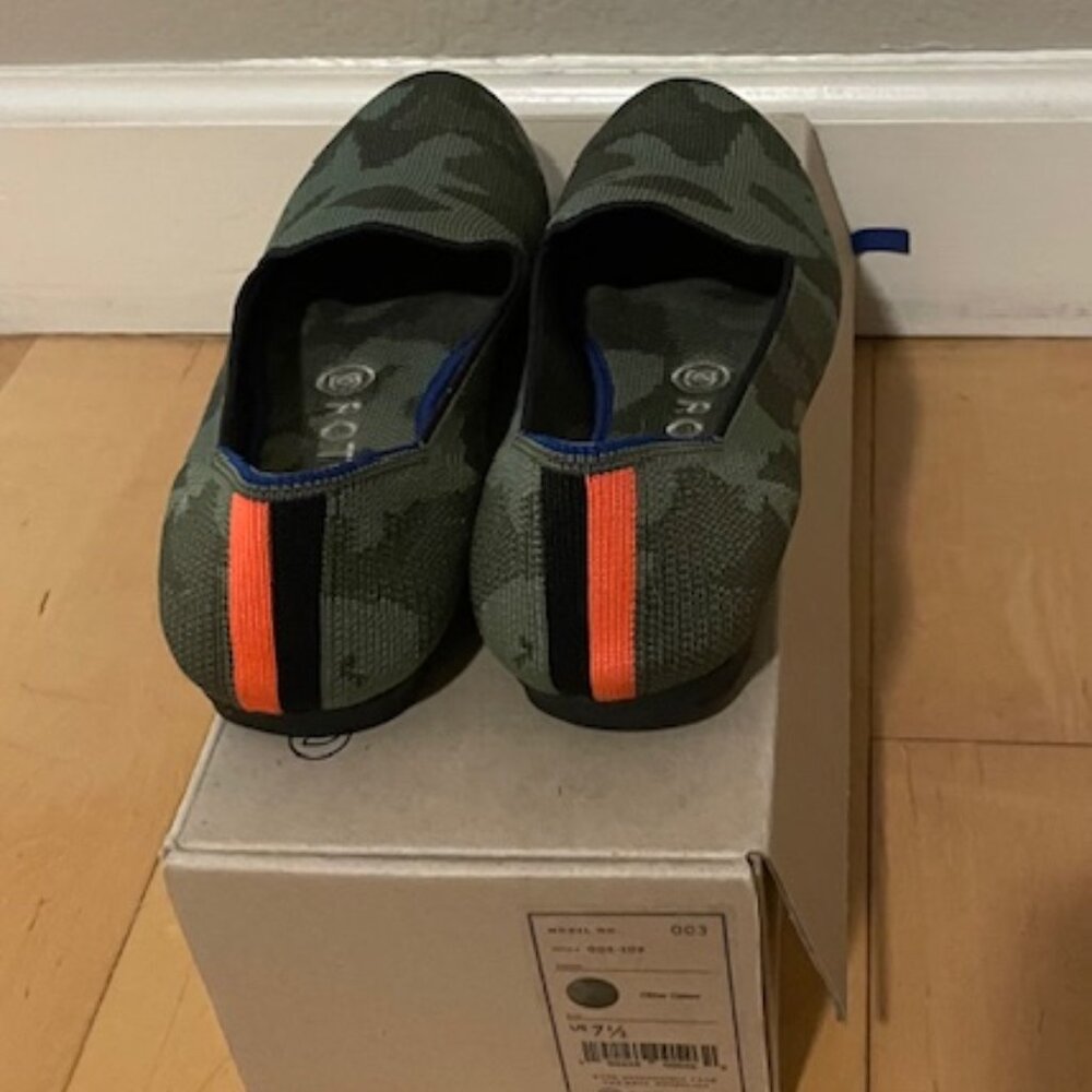 Rothy Camo Round Toe Flats